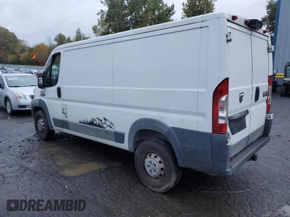 2016 Ram ProMaster Cargo with VIN 3C6TRVAG0GE101673, listed as a Copart auction lot 78453754 with 169,523 mi miles and Salvage Title. Bid and sale history available at DreamBid. Image 2.
