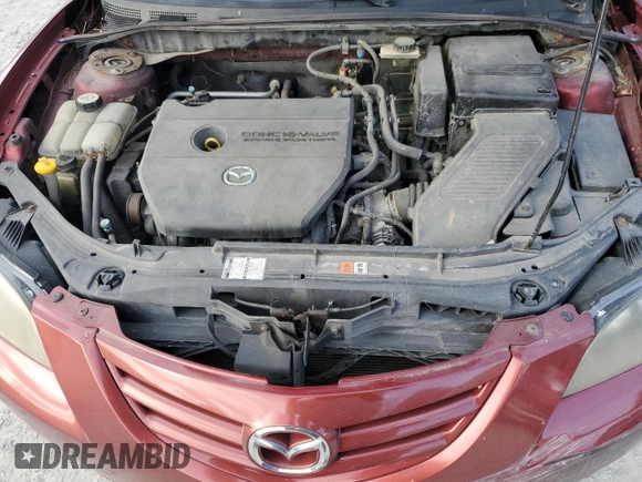 2006 Mazda 3 s with VIN JM1BK324861534368, listed as a Copart auction lot 41458435 with 147,841 mi miles and Salvage Title. Bid and sale history available at DreamBid. Image 11.