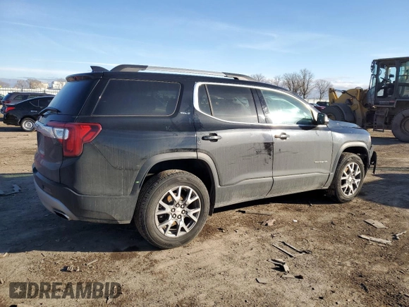 2020 GMC Acadia SLT with VIN 1GKKNMLS7LZ117853, listed as a Copart auction lot 43427465 with 109,962 mi miles and Salvage Title. Bid and sale history available at DreamBid. Image 3.