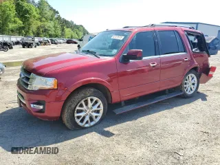 2016 Ford Expedition Limited with VIN 1FMJU1KT0GEF02425, listed as a Copart auction lot 52727875 with 174,484 mi miles and Salvage title. Bid and sale history available at DreamBid. Image 1.