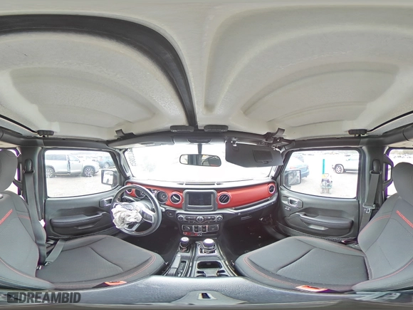 2019 Jeep Wrangler Unlimited Rubicon with VIN 1C4HJXFN0KW545613, listed as a Copart auction lot 42807785 with 64,510 mi miles and Salvage Title. Bid and sale history available at carsss.com. Image 13.