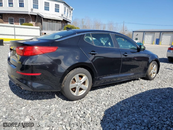2015 Kia Optima LX with VIN KNAGM4A71F5662040, listed as a Copart auction lot 53193345 with 0 mi miles and Clean Title. Bid and sale history available at carsss.com. Image 3.