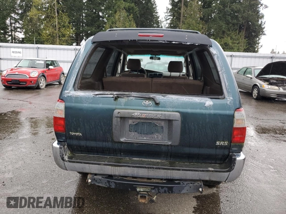 1998 Toyota 4Runner SR5 with VIN JT3HN86R7W0141217, listed as a Copart auction lot 52605995 with 240,831 mi miles and Clean Title. Bid and sale history available at DreamBid. Image 6.