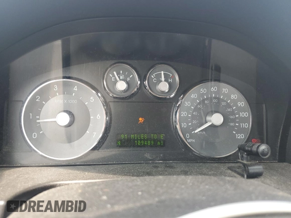 2008 Mercury Milan Premier z VIN 3MEHM08ZX8R602697, wystawiony jako Copart lot #59638485 z przebiegiem 109 489 mil mil oraz Szkoda całkowita • Salvage title. Historia ofert i sprzedaży dostępna na DreamBid. Obrazek 9.
