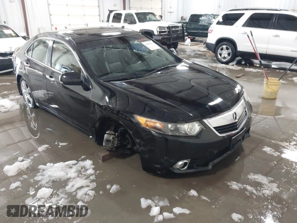 2013 Acura TSX with VIN JH4CU2F46DC004001, listed as a IAAI auction lot 41282127 with 135,990 mi miles. Bid and sale history available at carsss.com. Image 1.