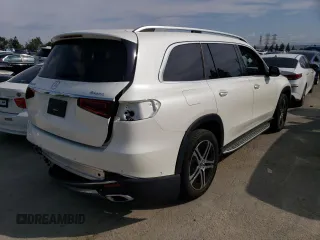 2020 Mercedes-Benz GLS with VIN 4JGFF5KE4LA108565, listed as a Copart auction lot 45394653 with 21,096 mi miles. Bid and sale history available at carsss.com. Image 3.