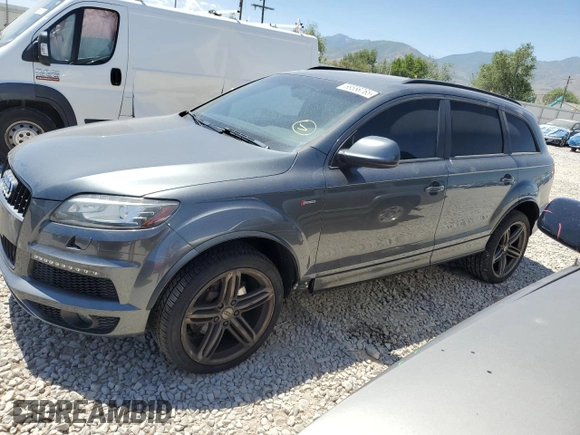 2014 Audi Q7 S line Prestige with VIN WA1DGAFE1ED015963, listed as a Copart auction lot 58558765 with 103,523 mi miles and Clean title. Bid and sale history available at DreamBid. Image 1.