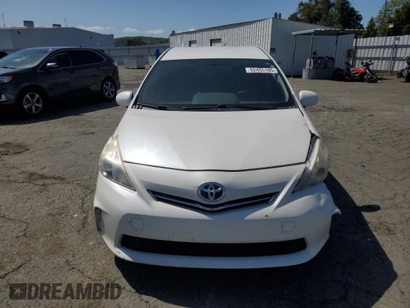 2013 Toyota Prius Two with VIN JTDZN3EUXD3191310, listed as a Copart auction lot 52455105 with 162,237 mi miles and Salvage Title. Bid and sale history available at DreamBid. Image 5.