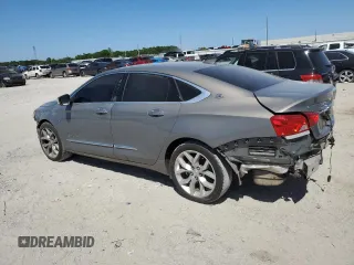 2018 Chevrolet Impala Premier with VIN 2G1125S3XJ9135697, listed as a Copart auction lot 52821965 with 122,546 mi miles and Salvage Title. Bid and sale history available at DreamBid. Image 2.