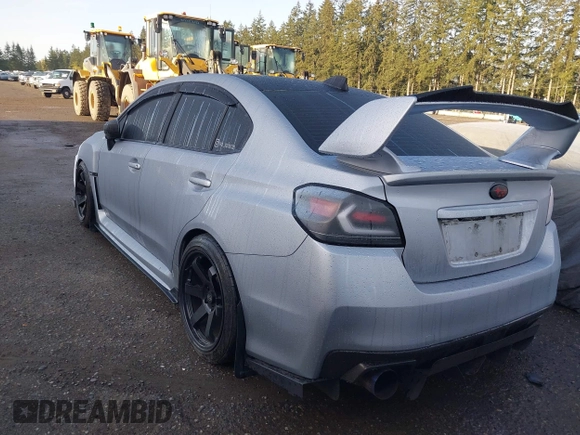 2017 Subaru WRX with VIN JF1VA1B67H9803511, listed as a IAAI auction lot 41920388 with 64,572 mi miles. Bid and sale history available at carsss.com. Image 3.