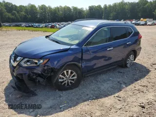 2017 Nissan Rogue SV with VIN JN8AT2MT8HW144047, listed as a Copart auction lot 62475305 with 133,167 mi miles and Salvage title. Bid and sale history available at DreamBid. Image 1.
