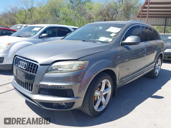 2011 Audi Q7 S line with VIN WA1DGAFE2BD004546, listed as a IAAI auction lot 41857382 with 163,493 mi miles and . Bid and sale history available at DreamBid. Image 2.