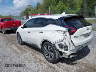2019 Nissan Murano S with VIN 5N1AZ2MJ8KN118498, listed as a IAAI auction lot 42177418 with 75,192 mi miles and . Bid and sale history available at carsss.com. Image 3.