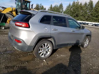 2014 Jeep Cherokee Limited with VIN 1C4PJLDBXEW133054, listed as a Copart auction lot 46946375 with 206,458 mi miles and Clean Title. Bid and sale history available at carsss.com. Image 3.