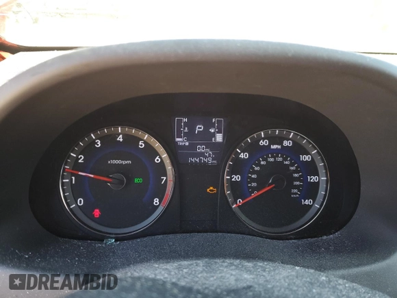 2017 Hyundai Accent SE with VIN KMHCT4AE5HU362198, listed as a Copart auction lot 51893095 with 144,749 mi miles and Salvage Title. Bid and sale history available at carsss.com. Image 9.