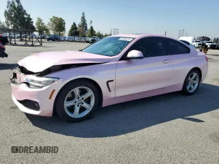 2015 BMW 4 Series 428i with VIN WBA3N7C58FK223086, listed as a Copart auction lot 54985015 with 115,857 mi miles and Salvage Title. Bid and sale history available at DreamBid. Image 1.