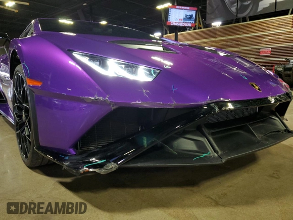 2023 Lamborghini Huracan z VIN ZHWUA6ZX7PLA21724, wystawiony jako Copart lot #78715274 z przebiegiem 1 203 mil mil oraz Szkoda całkowita • Salvage title. Historia ofert i sprzedaży dostępna na DreamBid. Obrazek 15.