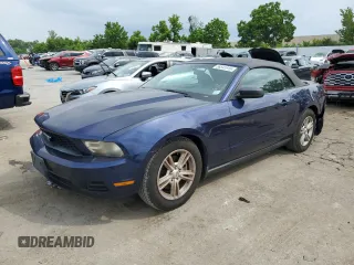 2012 Ford Mustang V6 with VIN 1ZVBP8EMXC5218384, listed as a Copart auction lot 58591915 with 162,572 mi miles and Salvage title. Bid and sale history available at DreamBid. Image 1.