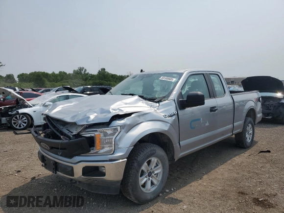 2020 Ford F-150 XL with VIN 1FTFX1E57LKD31540, listed as a Copart auction lot 59100905 with 83,177 mi miles and Salvage title. Bid and sale history available at DreamBid. Image 1.