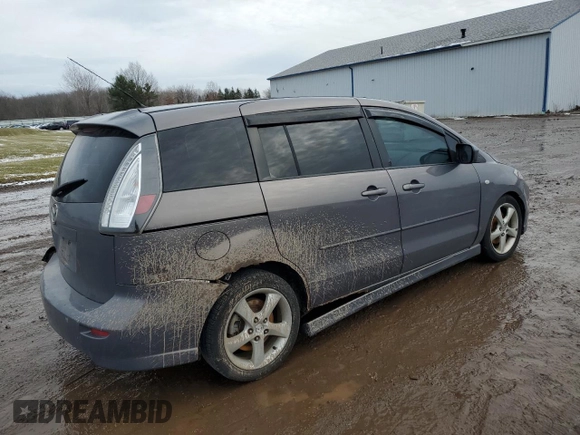 2007 Mazda 5 Sport with VIN JM1CR293070144282, listed as a Copart auction lot 85631384 with 217,486 mi miles and Salvage Title. Bid and sale history available at DreamBid. Image 3.