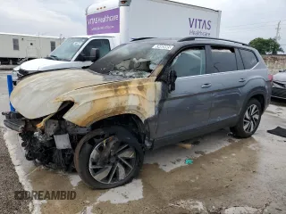 2025 Volkswagen Atlas SE with VIN 1V2WR2CA8SC517353, listed as a Copart auction lot 63493995 with Not provided miles and Non repairable. Bid and sale history available at DreamBid. Image 1.
