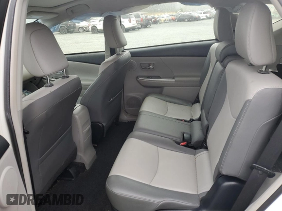 2016 Toyota Prius v Two with VIN JTDZN3EU9GJ048493, listed as a Copart auction lot 50825405 with 56,998 mi miles and Salvage Title. Bid and sale history available at carsss.com. Image 10.