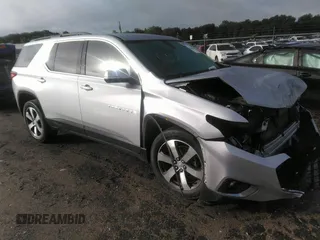 2021 Chevrolet Traverse LT z VIN 1GNERHKW6MJ157311, wystawiony jako IAAI lot #42256458 z przebiegiem 97 635 mil mil oraz . Historia ofert i sprzedaży dostępna na DreamBid. Obrazek 1.