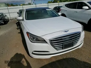 2015 Hyundai Genesis 3.8L with VIN KMHGN4JEXFU073049, listed as a Copart auction lot 68503014 with 113,609 mi miles and Salvage Title. Bid and sale history available at carsss.com. Image 11.