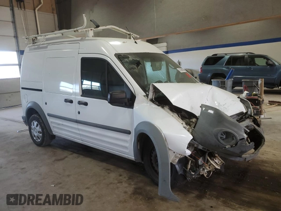 2011 Ford Transit Connect XL with VIN NM0LS7AN2BT046132, listed as a Copart auction lot 43398095 with Not provided miles and Salvage title. Bid and sale history available at DreamBid. Image 4.