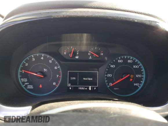 2020 Chevrolet Traverse LS with VIN 1GNERFKW8LJ149343, listed as a Copart auction lot 83079664 with 115,352 mi miles and Salvage Title. Bid and sale history available at carsss.com. Image 9.