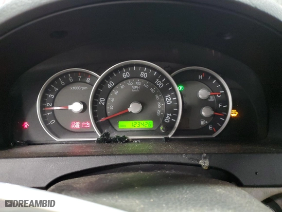 2007 Kia Sorento EX with VIN KNDJC736X75693936, listed as a Copart auction lot 85517424 with 123,428 mi miles and Salvage Title. Bid and sale history available at carsss.com. Image 9.