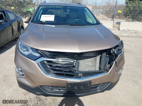 2019 Chevrolet Equinox LT with VIN 2GNAXVEXXK6169236, listed as a IAAI auction lot 41805937 with 81,194 mi miles. Bid and sale history available at carsss.com. Image 6.