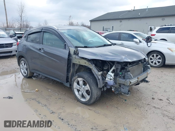 2016 Honda HR-V EX-L w/Navi with VIN 3CZRU6H71GM700451, listed as a IAAI auction lot 41675235 with 199,313 mi miles. Bid and sale history available at carsss.com. Image 1.