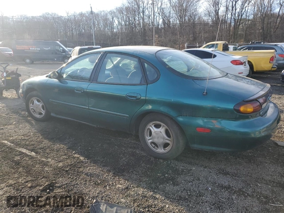 1996 Ford Taurus GL with VIN 1FALP52U1TA126586, listed as a Copart auction lot 46276755 with 125,786 mi miles and Salvage Title. Bid and sale history available at carsss.com. Image 2.