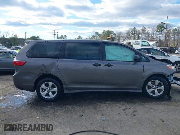 2018 Toyota Sienna with VIN 5TDZZ3DC9JS942579, listed as a IAAI auction lot 41720834 with 132,231 mi miles and . Bid and sale history available at DreamBid. Image 14.