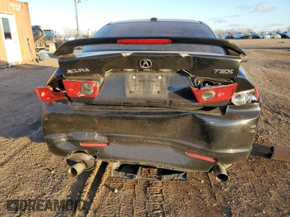 2008 Acura TSX with VIN JH4CL96858C003815, listed as a Copart auction lot 87290554 with 197,757 mi miles and Salvage Title. Bid and sale history available at carsss.com. Image 6.