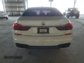 2018 BMW 7 Series 740e xDrive iPerformance with VIN WBA7J2C58JG938333, listed as a Copart auction lot 53069585 with 216,353 mi miles and Clean Title. Bid and sale history available at carsss.com. Image 6.