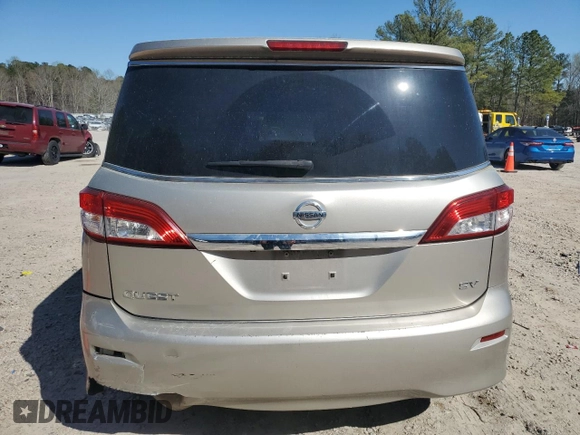 2011 Nissan Quest SL z VIN JN8AE2KP5B9001644, wystawiony jako Copart lot #50058135 z przebiegiem 177 521 mil mil oraz Szkoda całkowita • Salvage title. Historia ofert i sprzedaży dostępna na DreamBid. Obrazek 6.