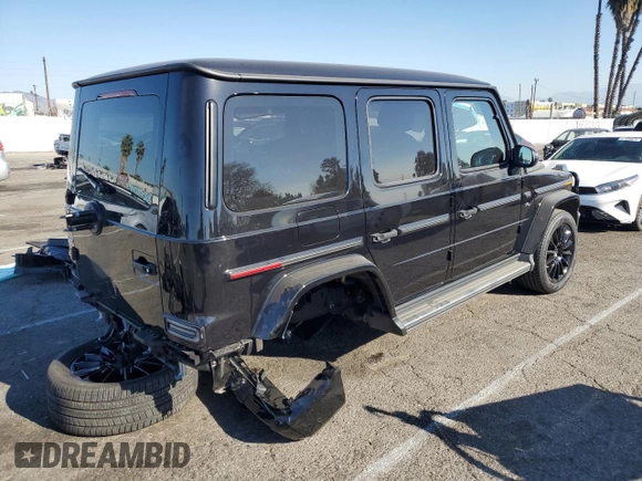 2022 Mercedes-Benz G 550 with VIN W1NYC6BJ3NX443544, listed as a Copart auction lot 86539244 with 17,618 mi miles and Salvage Title. Bid and sale history available at DreamBid. Image 3.