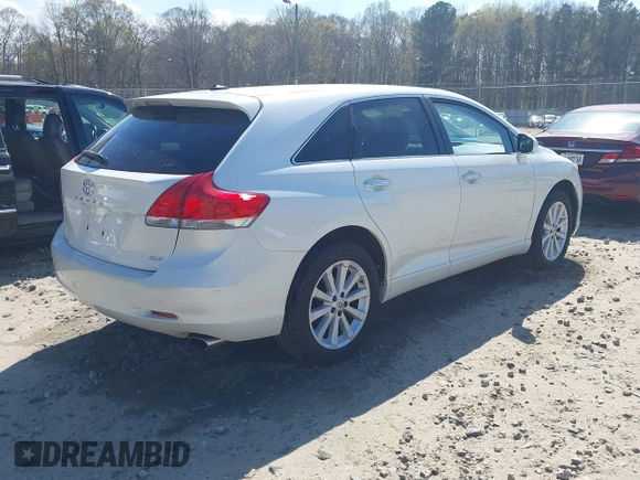 2012 Toyota Venza LE with VIN 4T3ZA3BB7CU058577, listed as a IAAI auction lot 41884367 with 175,256 mi miles and . Bid and sale history available at DreamBid. Image 4.