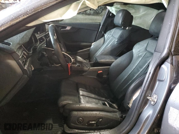 2018 Audi A5 Sportback Premium Plus with VIN WAUENCF5XJA063532, listed as a Copart auction lot 40012224 with 35,942 mi miles. Bid and sale history available at carsss.com. Image 7.