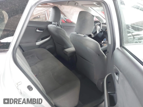 2011 Toyota Prius I with VIN JTDKN3DUXB0287858, listed as a IAAI auction lot 41976759 with 123,021 mi miles and . Bid and sale history available at DreamBid. Image 8.