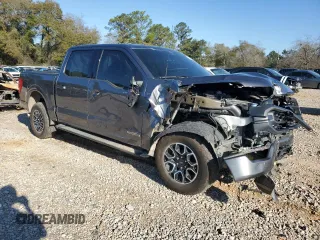 2023 Ford F-150 XL with VIN 1FTFW1ED4PFC97050, listed as a Copart auction lot 47654235 with 25,999 mi miles and Salvage Title. Bid and sale history available at carsss.com. Image 4.