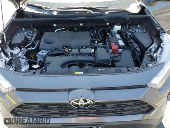 2025 Toyota RAV4 XLE Premium with VIN 2T3A1RFV4SC522493, listed as a Copart auction lot 58569445 with 14 mi miles and Salvage title. Bid and sale history available at DreamBid. Image 12.