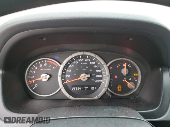 2007 Honda Pilot EX with VIN 2HKYF18407H001466, listed as a Copart auction lot 49218785 with 263,341 mi miles and Salvage Title. Bid and sale history available at DreamBid. Image 9.
