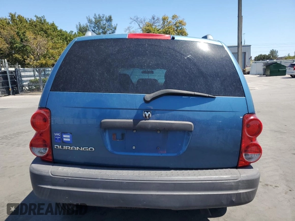 2005 Dodge Durango SXT with VIN 1D4HD38K45F584666, listed as a Copart auction lot 59212785 with 139,604 mi miles and Non repairable. Bid and sale history available at DreamBid. Image 6.
