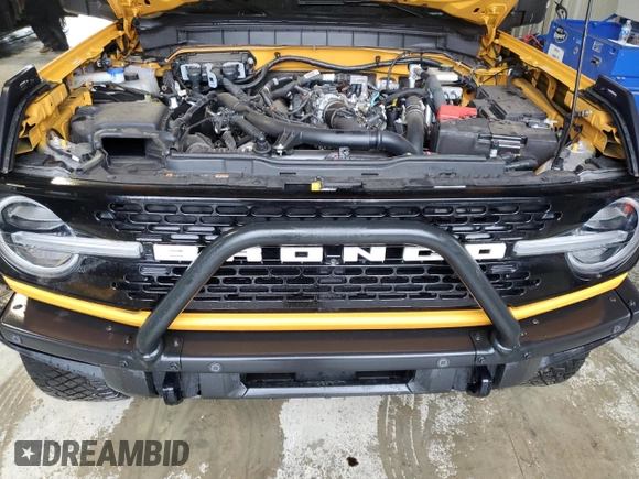 2022 Ford Bronco with VIN 1FMEE5DP1NLA92717, listed as a Copart auction lot 50623805 with 28,371 mi miles and Salvage title. Bid and sale history available at DreamBid. Image 12.