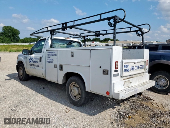 2011 Ford F-250 XL with VIN 1FTBF2A64BEA64604, listed as a Copart auction lot 60738135 with 194,087 mi miles and Salvage title. Bid and sale history available at DreamBid. Image 2.