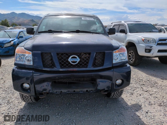 2011 Nissan Titan Pro-4X with VIN 1N6BA0EC3BN322837, listed as a Copart auction lot 60617675 with 196,657 mi miles and Salvage title. Bid and sale history available at DreamBid. Image 5.