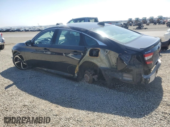 2019 Honda Accord Sport with VIN 1HGCV1F3XKA090777, listed as a Copart auction lot 55314915 with 52,077 mi miles and Salvage Title. Bid and sale history available at DreamBid. Image 2.